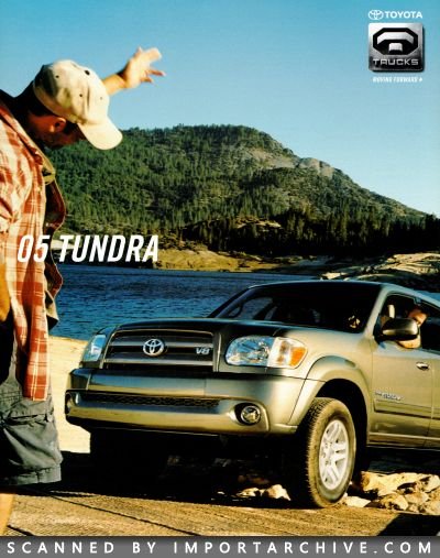 2005 Toyota Brochure Cover