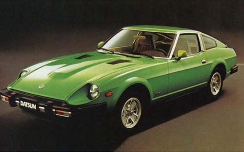 Photo of a 1979 Datsun Z in Citron Green (paint color code 661