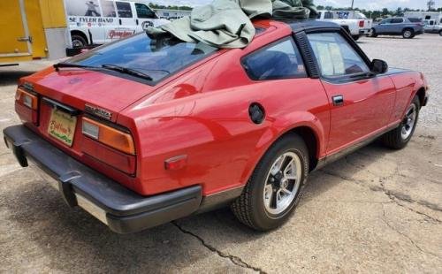 Photo of a 1980 Datsun Z in Rallye Red on Black (paint color code 973