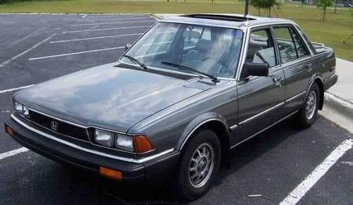 Photo of a 1983 Honda Accord in Charcoal Gray Metallic (paint color code NH81M