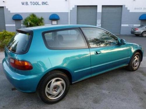 Photo Image Gallery & Touchup Paint: Honda Civic in Tahitian Green Pearl  (BG28P)  YEARS: 1992-1992