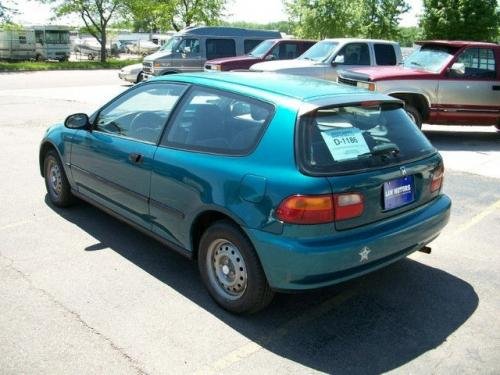 Photo Image Gallery & Touchup Paint: Honda Civic in Paradise Bluegreen Pearl  (BG33P)  YEARS: 1995-1995