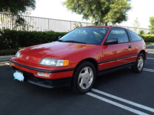 Photo Image Gallery & Touchup Paint: Honda Crx in Rio Red   (R63)  YEARS: 1988-1991