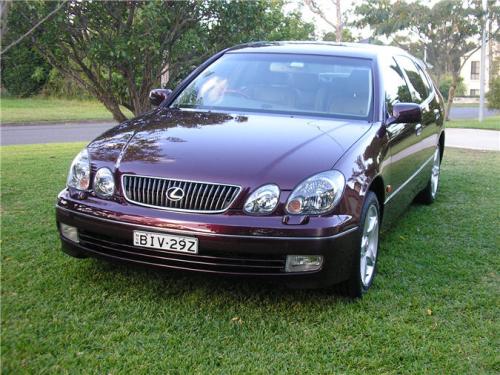 Photo Image Gallery & Touchup Paint: Lexus GS in Black Cherry Pearl  (3P2)  YEARS: 2001-2005