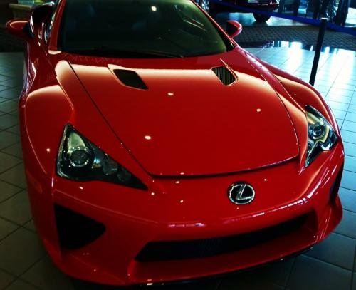 Photo Image Gallery & Touchup Paint: Lexus Lfa in Red    (3P0)  YEARS: 2012-2012