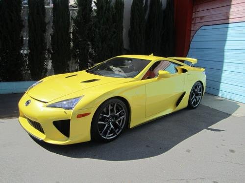 Photo Image Gallery & Touchup Paint: Lexus Lfa in Pearl Yellow   (5B0)  YEARS: 2012-2012