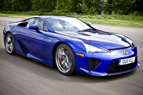 Photo Image Gallery & Touchup Paint: Lexus Lfa in Pearl Blue   (8V8)  YEARS: 2012-2012