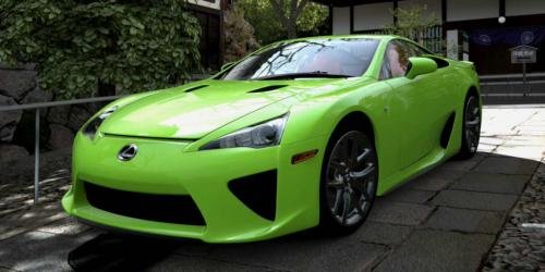 Photo Image Gallery & Touchup Paint: Lexus Lfa in Lime Green   (9J6)  YEARS: 2012-2012