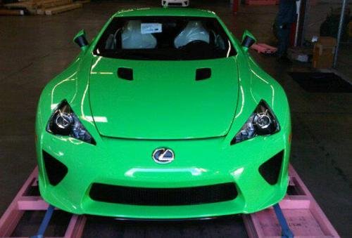 Photo Image Gallery & Touchup Paint: Lexus Lfa in Fresh Green   (9J7)  YEARS: 2012-2012