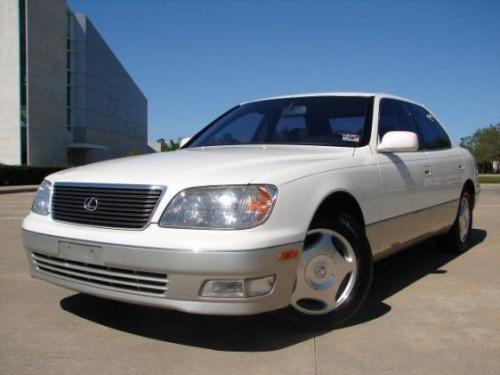 Photo Image Gallery & Touchup Paint: Lexus LS in Diamond White Pearl  (051)  YEARS: 1995-2000