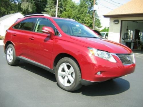 Photo Image Gallery & Touchup Paint: Lexus RX in Matador Red Mica  (3R1)  YEARS: 2010-2012