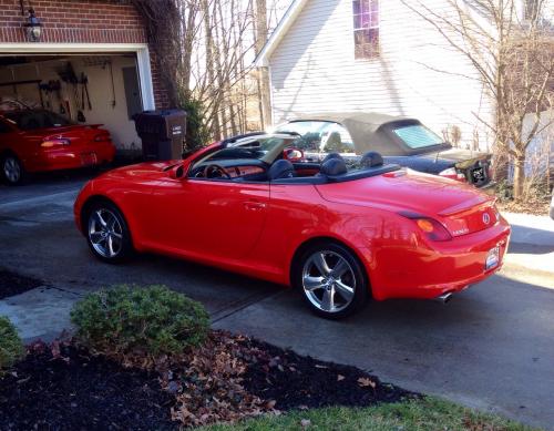 Photo Image Gallery & Touchup Paint: Lexus SC in Absolutely Red   (3P0)  YEARS: 2002-2005