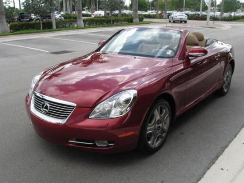 Photo Image Gallery & Touchup Paint: Lexus SC in Matador Red Mica  (3R1)  YEARS: 2006-2010