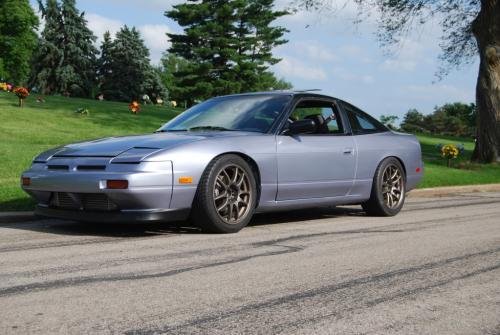 Photo of a 1989-1990 Nissan 240SX in Platinum Blue Metallic (paint color code 6G0