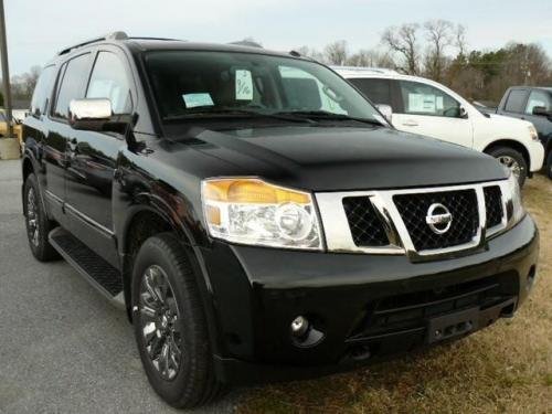 Photo of a 2015 Nissan Armada in Magnetic Black (paint color code G41