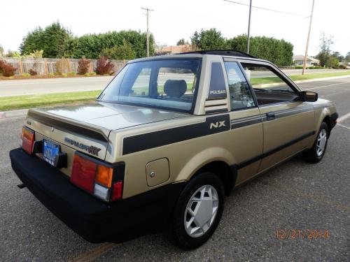 Photo of a 1983 Nissan Pulsar in Nugget Gold Metallic (paint color code 160