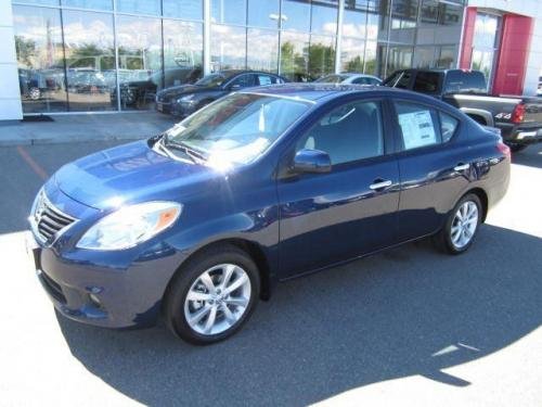 Photo Image Gallery & Touchup Paint: Nissan Versa in Blue Onyx   (B23)  YEARS: 2012-2014