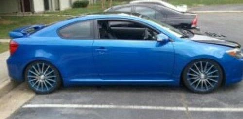 Photo Image Gallery & Touchup Paint: Scion TC in Blue Blitz Mica  (8Q1)  YEARS: 2006-2006
