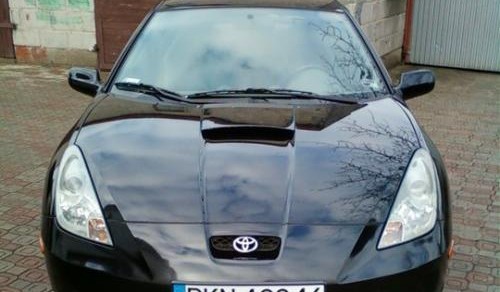 Photo Image Gallery & Touchup Paint: Toyota Celica in Black    (202)  YEARS: 2000-2005