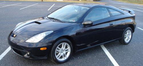 Photo Image Gallery & Touchup Paint: Toyota Celica in Black    (202)  YEARS: 2000-2005