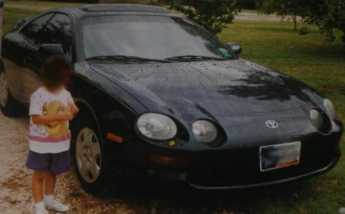 Photo Image Gallery & Touchup Paint: Toyota Celica in Black    (202)  YEARS: 1994-1999