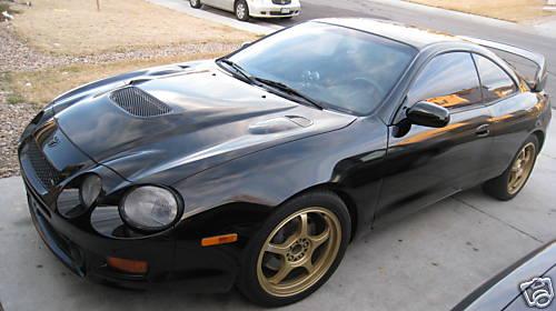 Photo Image Gallery & Touchup Paint: Toyota Celica in Black    (202)  YEARS: 1994-1999
