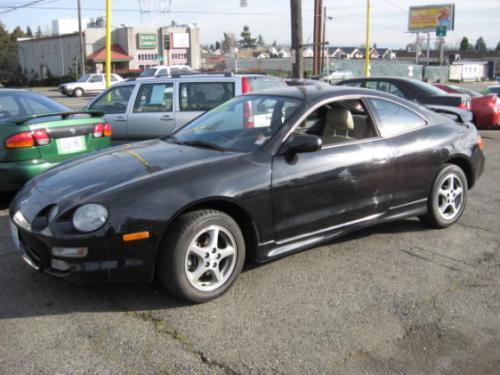 Photo Image Gallery & Touchup Paint: Toyota Celica in Black    (202)  YEARS: 1994-1999