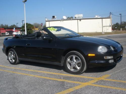 Photo Image Gallery & Touchup Paint: Toyota Celica in Black    (202)  YEARS: 1994-1999