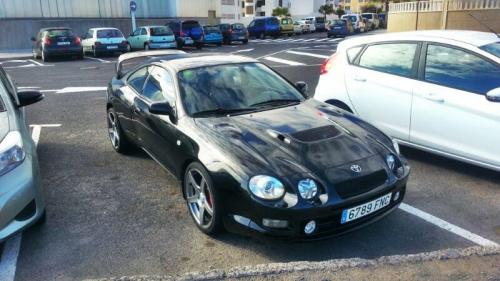 Photo Image Gallery & Touchup Paint: Toyota Celica in Black    (202)  YEARS: 1994-1999