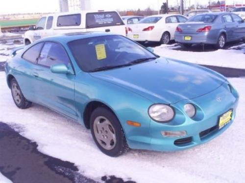 Photo of a 1996-1997 Toyota Celica in Bright Turquoise (AKA Light Turquoise Pearl) (paint color code 756