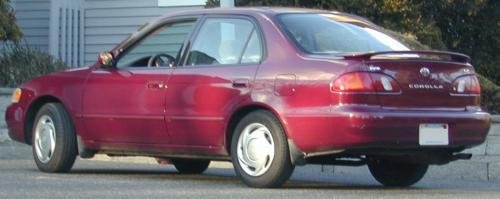 toyota corolla Photo Example of Paint Code 3L3