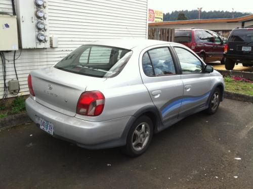 Photo Image Gallery & Touchup Paint: Toyota Echo in Alpine Silver Metallic  (199)  YEARS: 2000-2002