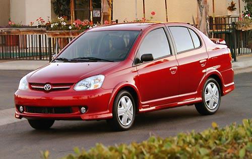 Photo Image Gallery & Touchup Paint: Toyota Echo in Impulse Red Pearl  (3P1)  YEARS: 2003-2005