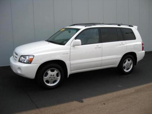 Photo Image Gallery & Touchup Paint: Toyota Highlander in Super White   (040)  YEARS: 2001-2007