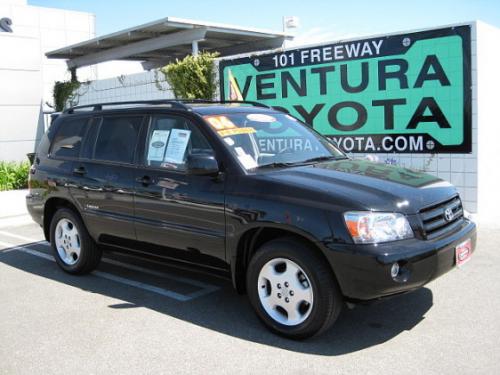 Photo Image Gallery & Touchup Paint: Toyota Highlander in Black    (202)  YEARS: 2006-2007