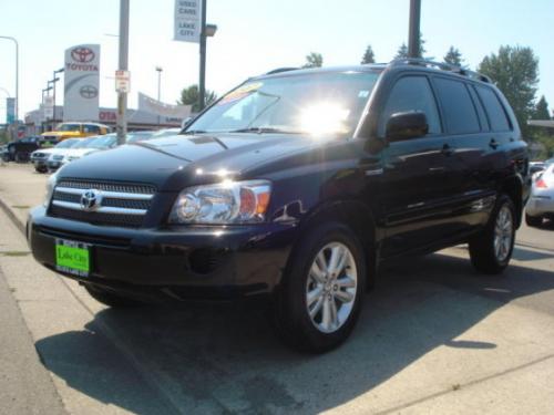 Photo Image Gallery & Touchup Paint: Toyota Highlander in Black    (202)  YEARS: 2006-2007