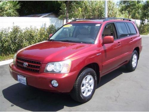 Photo Image Gallery & Touchup Paint: Toyota Highlander in Sundown Red Pearl  (3N8)  YEARS: 2001-2003