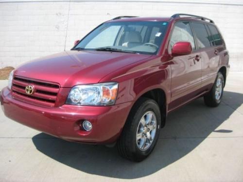 Photo Image Gallery & Touchup Paint: Toyota Highlander in Salsa Red Pearl  (3Q3)  YEARS: 2004-2007