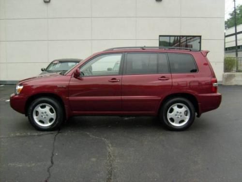 Photo Image Gallery & Touchup Paint: Toyota Highlander in Salsa Red Pearl  (3Q3)  YEARS: 2004-2007