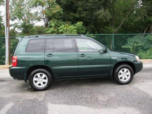 Photo Image Gallery & Touchup Paint: Toyota Highlander in Electric Green Mica  (6R4)  YEARS: 2001-2003