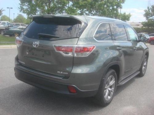 Photo Image Gallery & Touchup Paint: Toyota Highlander in Alumina Jade Metallic  (6W4)  YEARS: 2014-2017