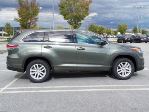 Photo Image Gallery & Touchup Paint: Toyota Highlander in Alumina Jade Metallic  (6W4)  YEARS: 2014-2017
