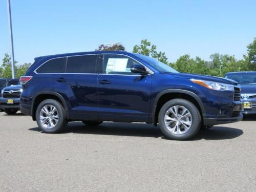 Photo Image Gallery & Touchup Paint: Toyota Highlander in Nautical Blue Metallic  (8S6)  YEARS: 2014-2016