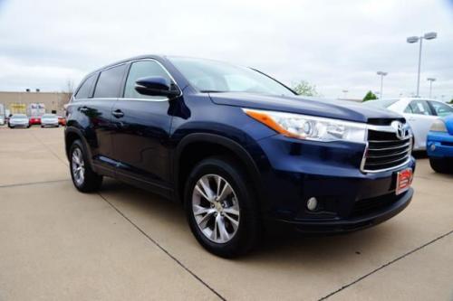 Photo Image Gallery & Touchup Paint: Toyota Highlander in Nautical Blue Metallic  (8S6)  YEARS: 2014-2016