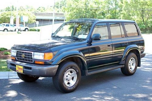 Photo Image Gallery & Touchup Paint: Toyota Landcruiser in Dark Emerald Pearl  (6M1)  YEARS: 1993-1997