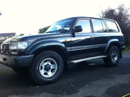 Photo Image Gallery & Touchup Paint: Toyota Landcruiser in Dark Emerald Pearl  (6M1)  YEARS: 1993-1997