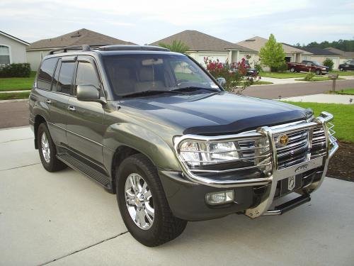 Photo of a 1998-2002 Toyota Land Cruiser in Riverock Green Mica (paint color code 1C3