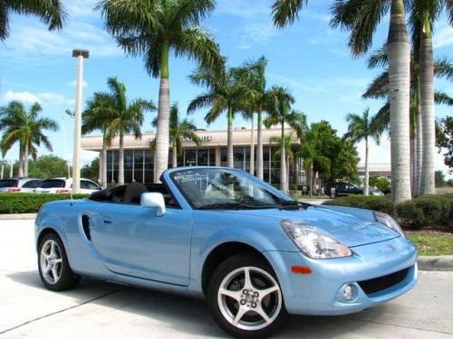 Photo Image Gallery & Touchup Paint: Toyota Mr2 in Paradise Blue Metallic  (8R2)  YEARS: 2003-2005