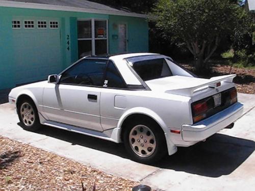 Photo Image Gallery & Touchup Paint: Toyota Mr2 in Super White   (040)  YEARS: 1985-1988