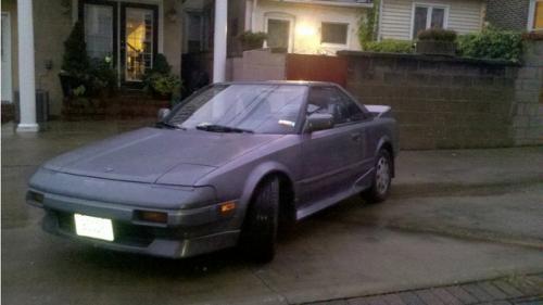 Photo Image Gallery & Touchup Paint: Toyota Mr2 in Gray Metallic   (167)  YEARS: 1988-1989